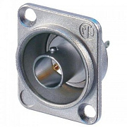 Neutrik NBB75DSG панельный разъем BNC в корпусе D-типа, контакты под пайку, заземленный